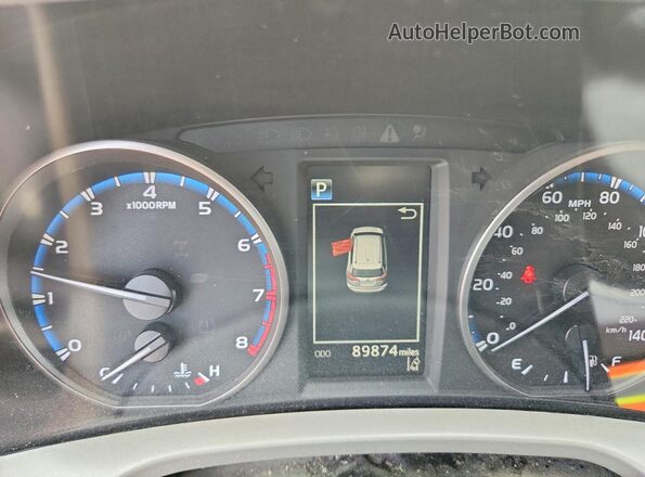 2T3RFREV6HW683957 2017 TOYOTA LE Серебряный Вид щитка приборов