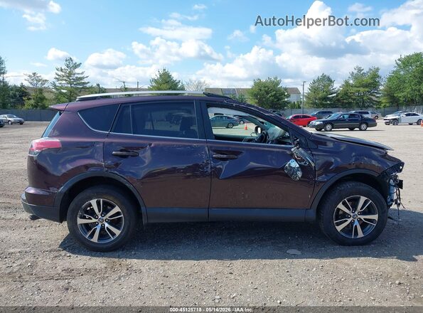 2T3RFREV7HW549619 2017 TOYOTA RAV4 Burgundy Панорамний вид салону 360°