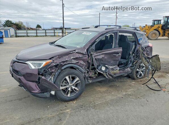 2T3RFREV7HW605610 2017 TOYOTA RAV4 Фиолетовый Передняя левая четверть