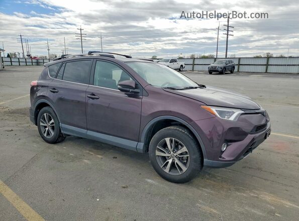 2T3RFREV7HW605610 2017 TOYOTA RAV4 Фиолетовый Передняя правая четверть