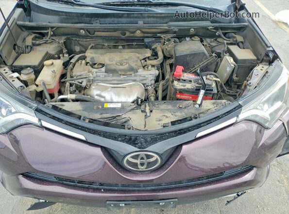 2T3RFREV7HW605610 2017 TOYOTA RAV4 Фиолетовый Вид подкапотного пространства