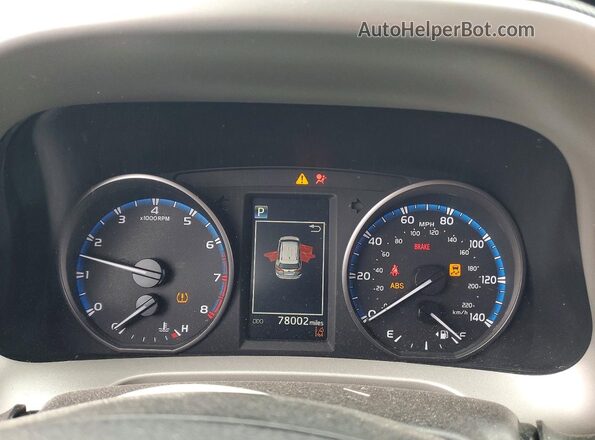 2T3RFREV7HW605610 2017 TOYOTA RAV4 Фиолетовый Вид щитка приборов