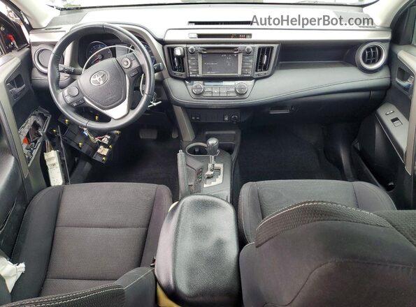2T3RFREV7HW605610 2017 TOYOTA RAV4 Фиолетовый Вид панели приборов