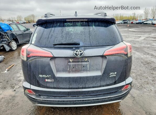 2T3RFREV7JW700321 2018 TOYOTA RAV4 Серый Вид сзади