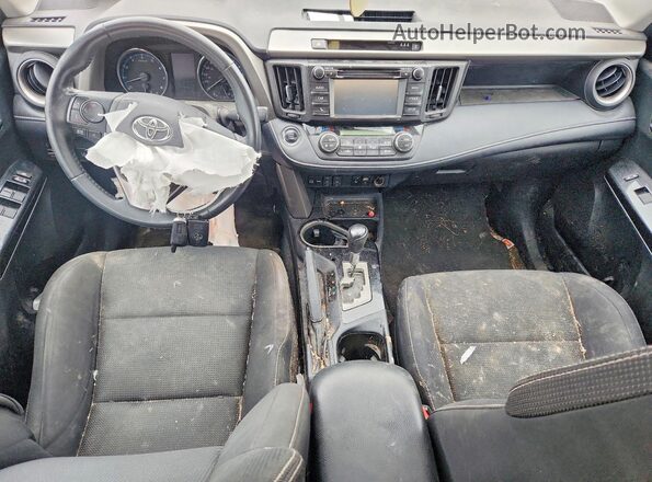 2T3RFREV7JW700321 2018 TOYOTA RAV4 Серый Вид панели приборов