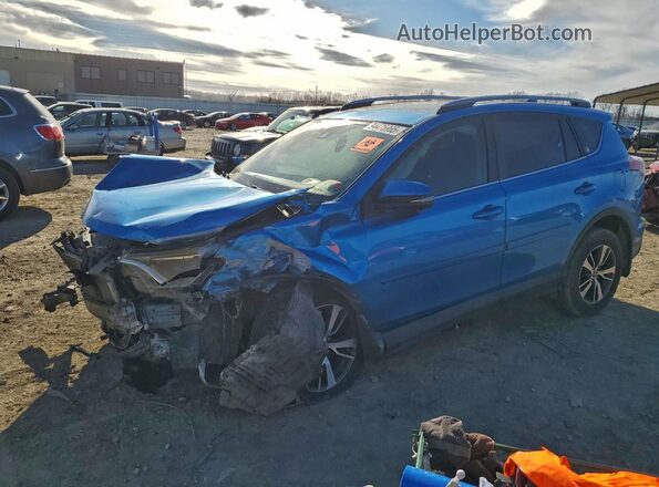 2T3RFREV8HW554098 2017 TOYOTA RAV4 Синий Передняя левая четверть