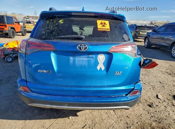 2T3RFREV8HW554098 2017 TOYOTA RAV4 Синий Вид сзади
