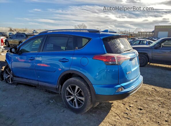 2T3RFREV8HW554098 2017 TOYOTA RAV4 Синий Задняя левая четверть