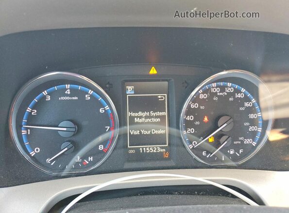 2T3RFREV8HW604692 2017 TOYOTA RAV4 Purple Widok zestawu wskaźników