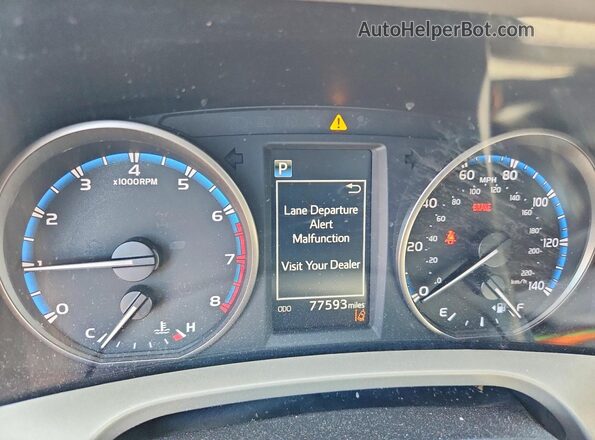 2T3RFREV8HW606409 2017 TOYOTA RAV4 Blue ხელსაწყოთა პანელის ხედი
