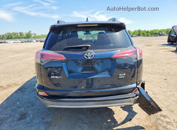 2T3RFREV8HW606409 2017 TOYOTA RAV4 Blue უკანა ხედი
