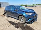 2017 Toyota Rav4 Xle Blue vin: 2T3RFREV8HW606409