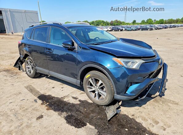 2T3RFREV8HW606409 2017 TOYOTA RAV4 Blue წინა მარჯვენა