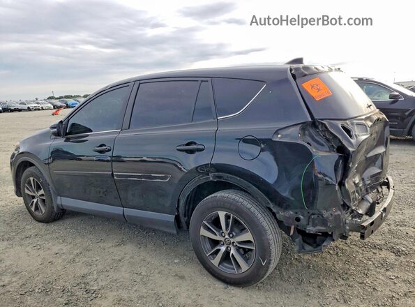 2T3RFREVXJW757385 2018 TOYOTA RAV4 Black უკანა მარცხენა