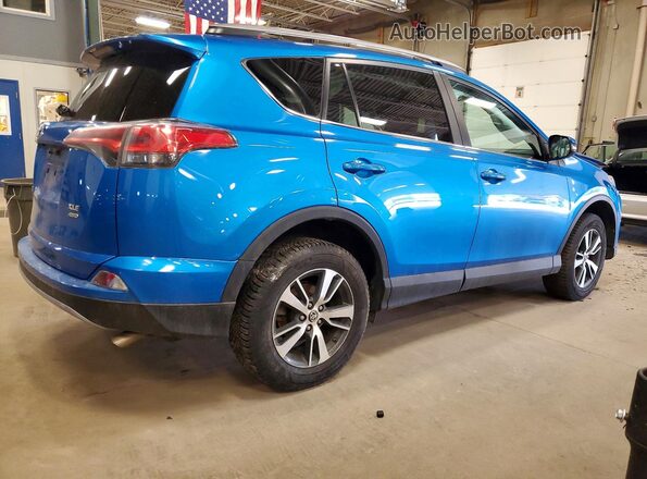 2T3RFREVXJW796946 2018 TOYOTA RAV4 Blue Trasero derecho
