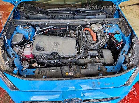 2T3RWRFV1LW099666 2020 TOYOTA RAV4 Синий Вид подкапотного пространства
