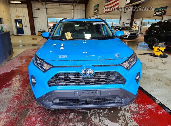 2T3RWRFV1LW099666 2020 TOYOTA RAV4 Синий Вид спереди
