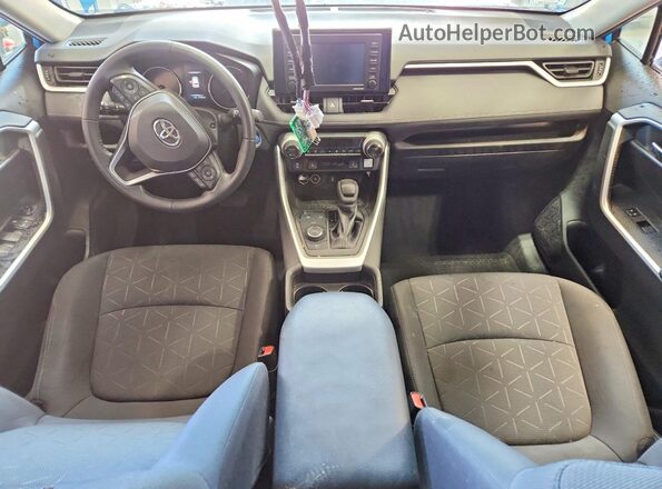 2T3RWRFV1LW099666 2020 TOYOTA RAV4 Синий Вид панели приборов