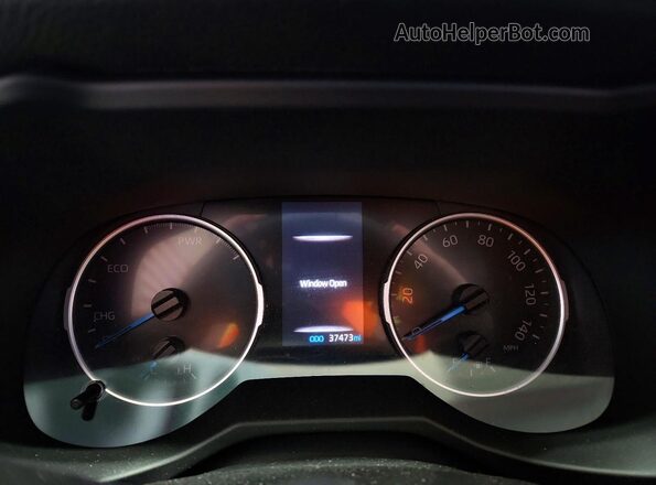 2T3RWRFV1LW099666 2020 TOYOTA RAV4 Синий Вид щитка приборов