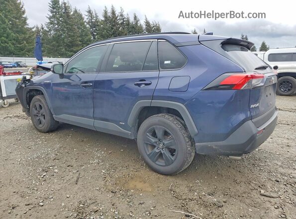 2T3RWRFV3LW062845 2020 TOYOTA RAV4 Синий Задняя левая четверть