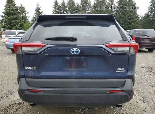 2T3RWRFV3LW062845 2020 TOYOTA RAV4 Синий Вид сзади