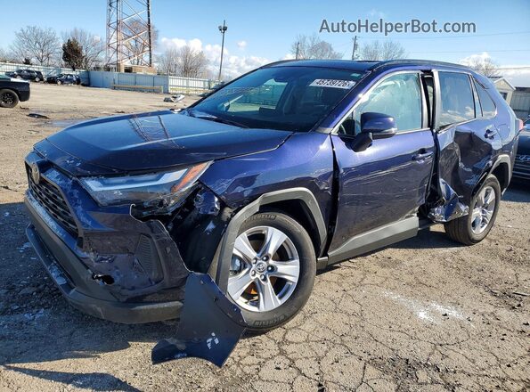 2T3RWRFV4SW267850 2025 TOYOTA RAV4 Blue წინა მარცხენა ხედი სამი მეოთხედიდან