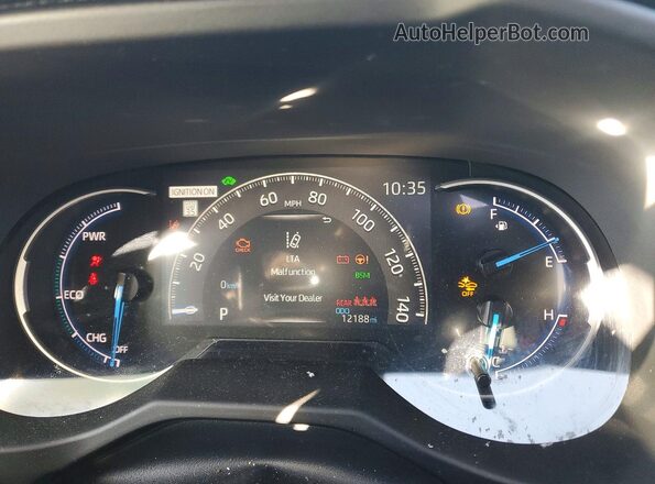 2T3RWRFV4SW267850 2025 TOYOTA RAV4 Blue ხელსაწყოთა პანელის ხედი