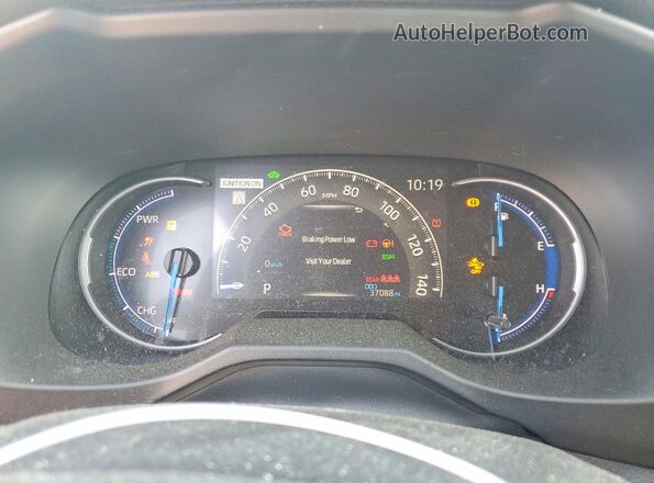 2T3RWRFV8RW209766 2024 TOYOTA RAV4 Black Սարքավորումների վահանակի տեսք