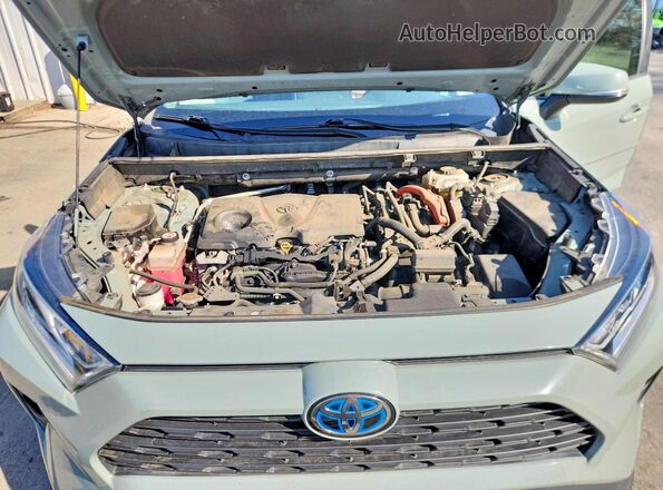 2T3RWRFVXLW092912 2020 TOYOTA RAV4 Серый Вид подкапотного пространства
