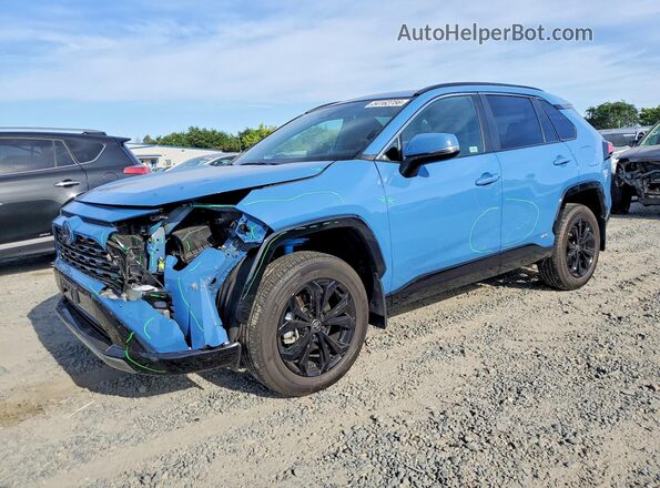 2T3T6RFV6RW060828 2024 TOYOTA RAV4 Синий Передняя левая четверть