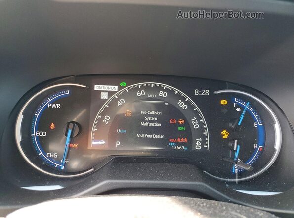 2T3T6RFV6RW060828 2024 TOYOTA RAV4 Синий Вид щитка приборов
