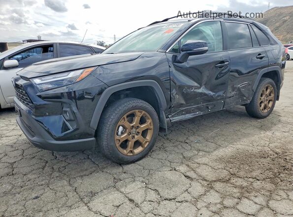 2T3UWRFV8PW183595 2023 TOYOTA RAV4 Черный Передняя левая четверть
