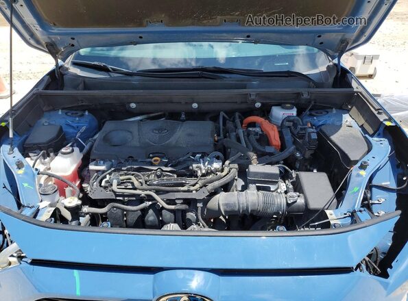 2T3UWRFV9PW161069 2023 TOYOTA RAV4 Blue Вид підкапотного простору