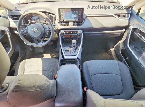 2T3W1RFV0LC058870 2020 TOYOTA RAV4 White Вид панелі приладів