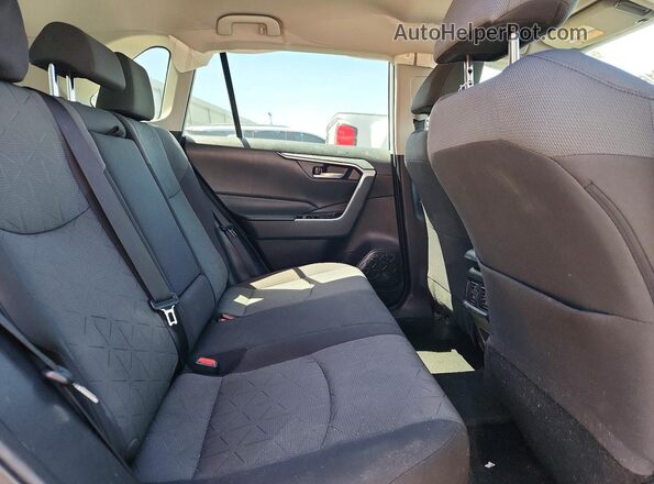 2T3W1RFV0LC058870 2020 TOYOTA RAV4 White Вид задніх сидінь