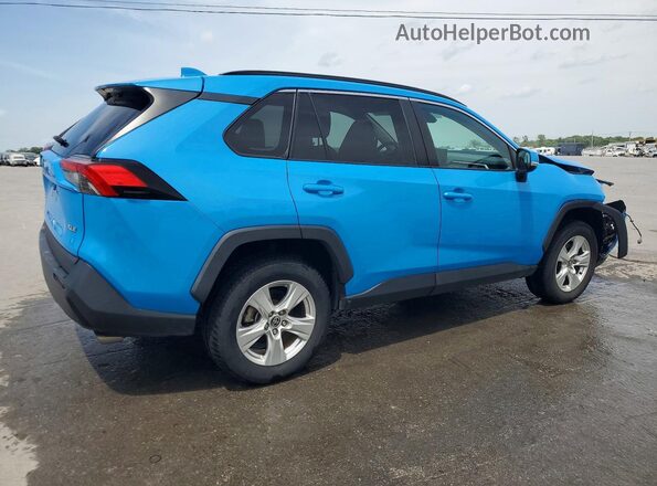 2T3W1RFV0MW133597 2021 TOYOTA RAV4 Blue Trasero derecho