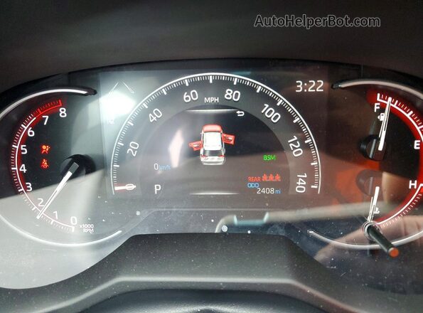 2T3W1RFV0SC362201 2025 TOYOTA RAV4 Silver ხელსაწყოთა პანელის ხედი