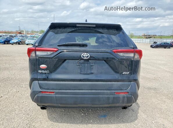 2T3W1RFV1KC013807 2019 TOYOTA RAV4 Черный Вид сзади