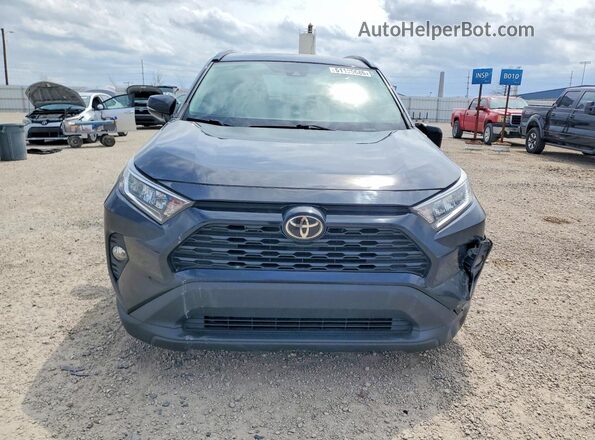 2T3W1RFV1KC013807 2019 TOYOTA RAV4 Черный Вид спереди