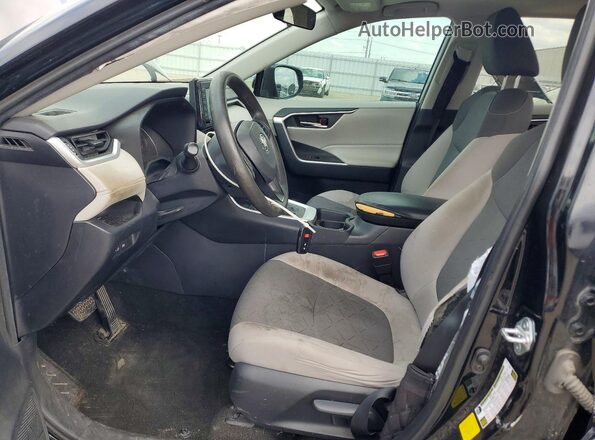 2T3W1RFV1KC013807 2019 TOYOTA RAV4 Черный Вид салона спереди