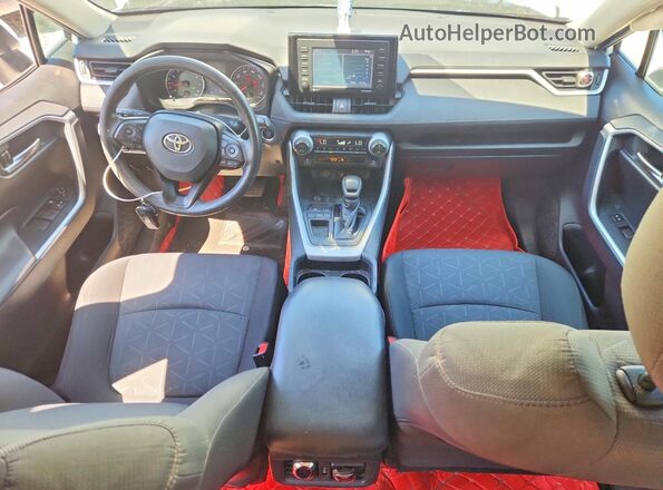 2T3W1RFV1LC054309 2020 TOYOTA RAV4 Белый Вид панели приборов
