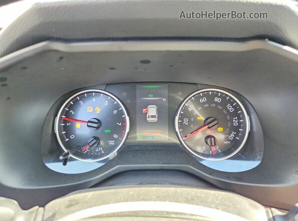 2T3W1RFV2KW044708 2019 TOYOTA RAV4 White Вид щитка приладів