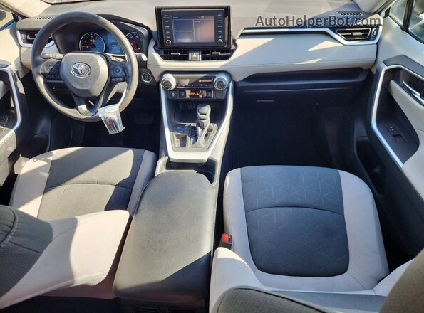 2T3W1RFV2KW044708 2019 TOYOTA RAV4 White Вид панелі приладів