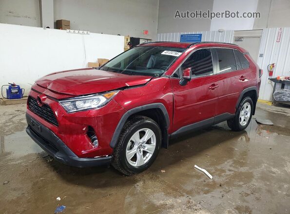 2T3W1RFV3KC003330 2019 TOYOTA RAV4 Красный Передняя левая четверть