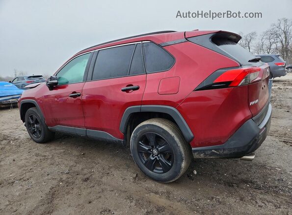 2T3W1RFV3LC071421 2020 TOYOTA LE Red Задня ліва чверть