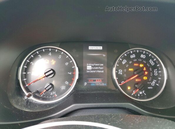 2T3W1RFV3MW138244 2021 TOYOTA RAV4 Silver Вид щитка приладів