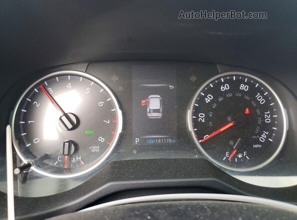 2T3W1RFV4KW047173 2019 TOYOTA RAV4 Gray Vista del cuadro de instrumentos