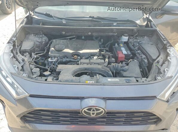 2T3W1RFV4KW047173 2019 TOYOTA RAV4 Gray Vista del compartimento del motor
