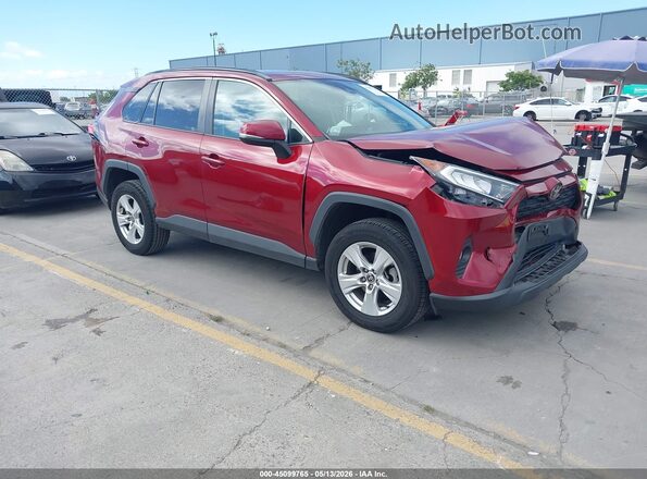 2T3W1RFV4MW134820 2021 TOYOTA LE Red Передня права чверть
