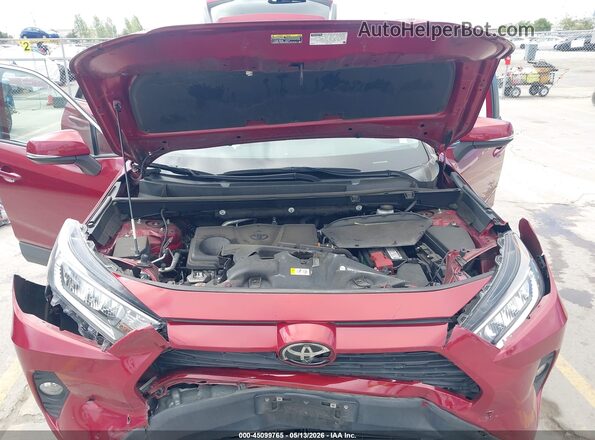 2T3W1RFV4MW134820 2021 TOYOTA LE Red Вид ззаду